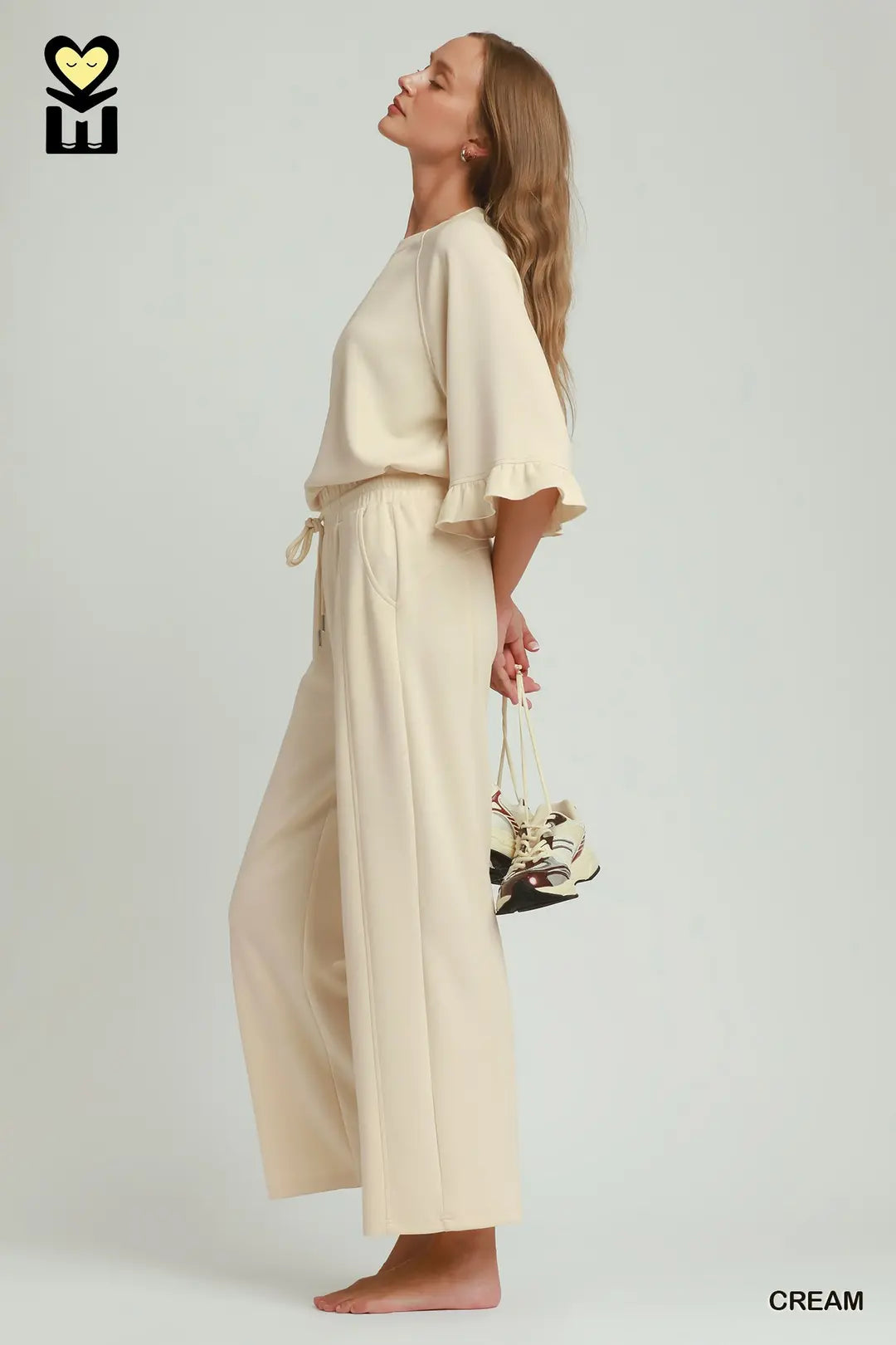Luxe Knit Wide Leg Pants