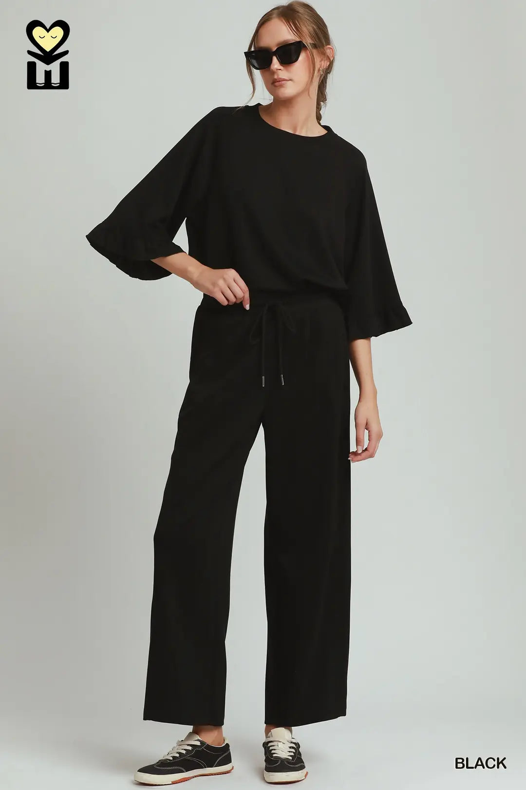 Luxe Knit Wide Leg Pants