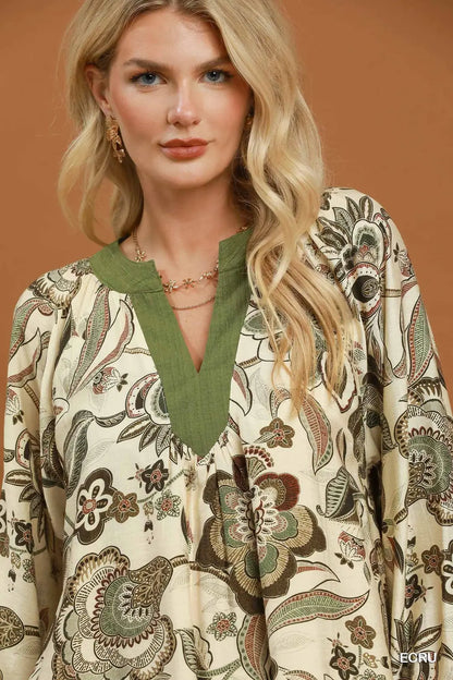 Floral Paisley Dress