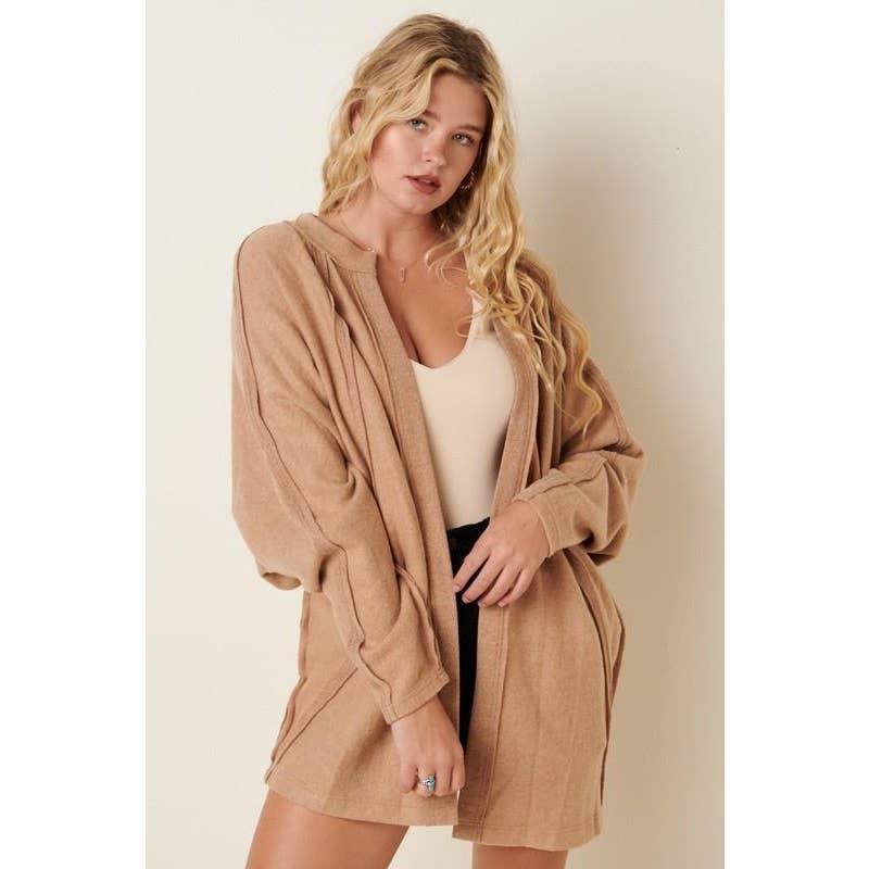 DOLMAN SLEEVE CARDIGAN - Southern Sassy Boutique