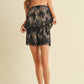 LACE TUBE TOP AND SHORTS SET
