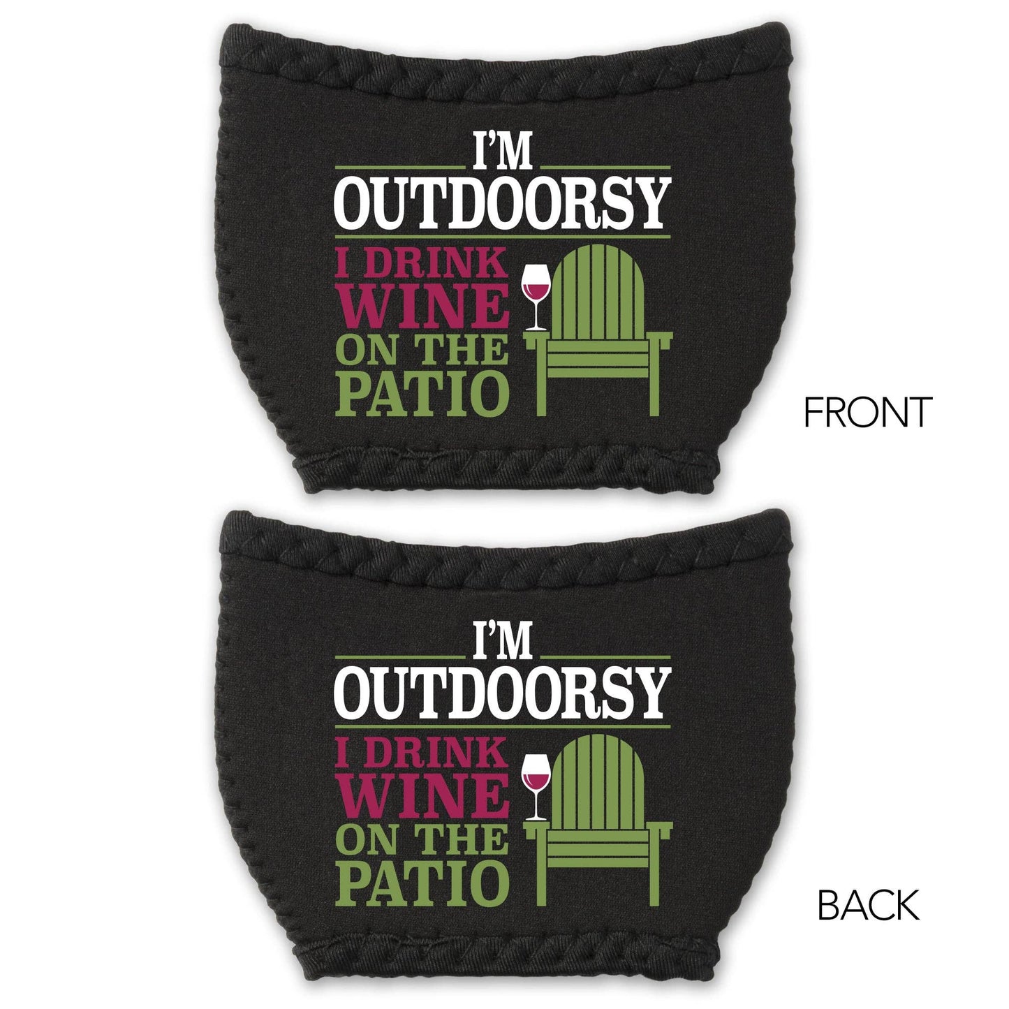 Outdoorsy Wine Glass Sleeve
