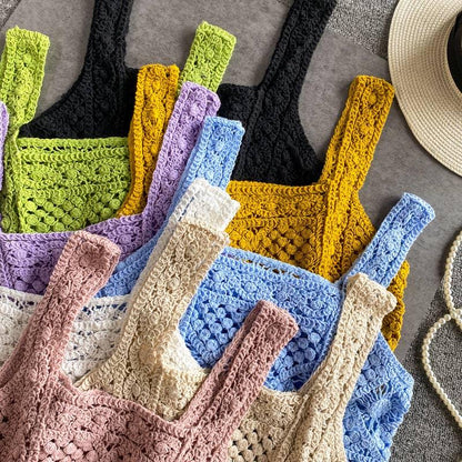 Crochet Knit Tank Top - Southern Sassy Boutique