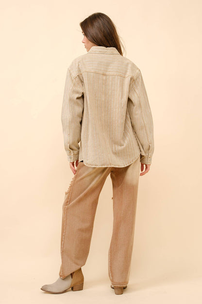 High Luxury Embellished Sparkle Stone Stripe Jacket - Southern Sassy Boutique