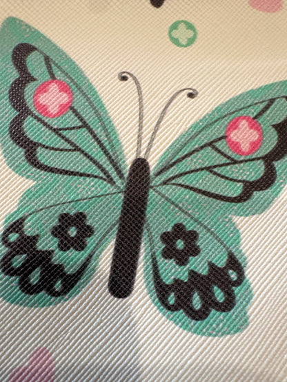 Butterfly Design Printed Cosmetic Pouch - Southern Sassy Boutique