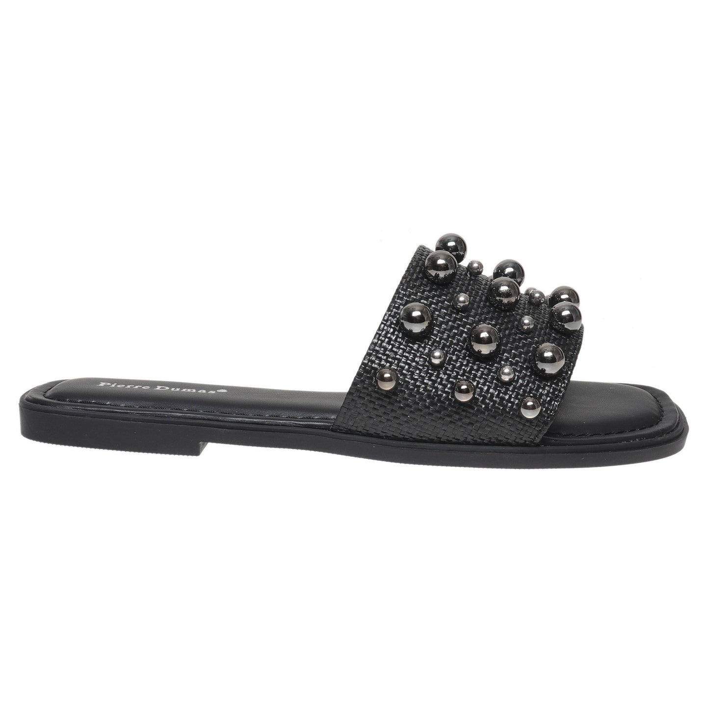 Empress Pierre Dumas Sandals with Metal Detail