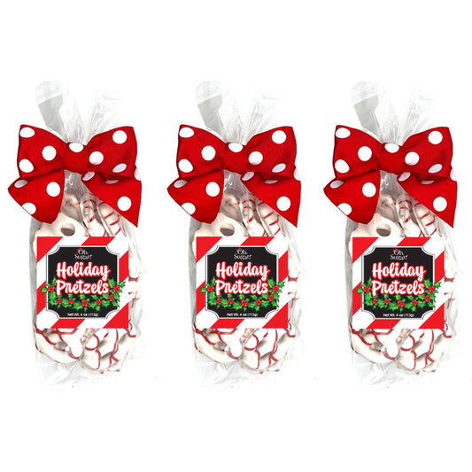 Christmas Yogurt Pretzel Treat Bag