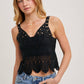 CROCHET LACE TANK