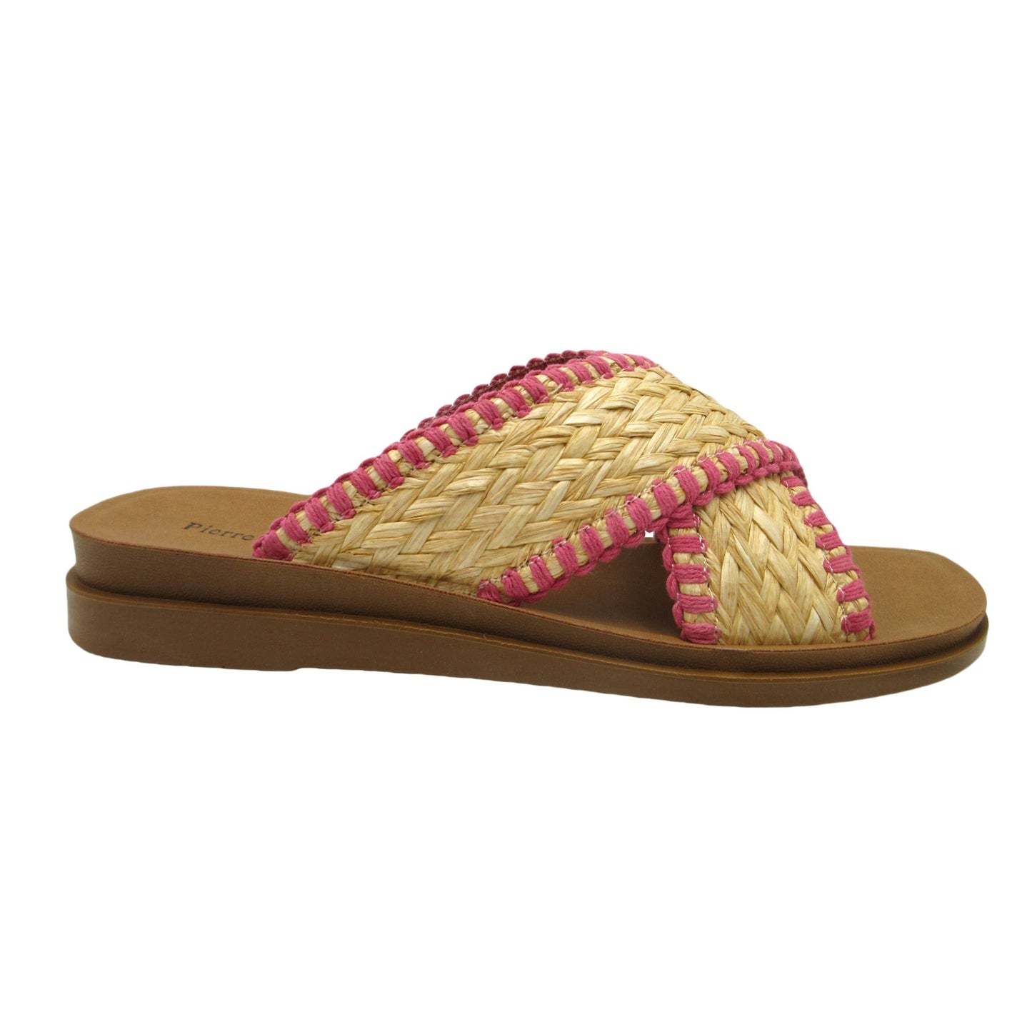 Caliso-2 Raffia Wide Band Sandal