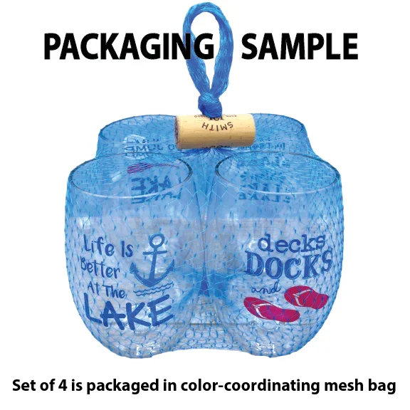 BEE HIVE Unbreakable TRITAN Plastic Stemless Wine Glasses - Southern Sassy Boutique