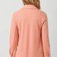Waffle Button Down Thermal Shacket