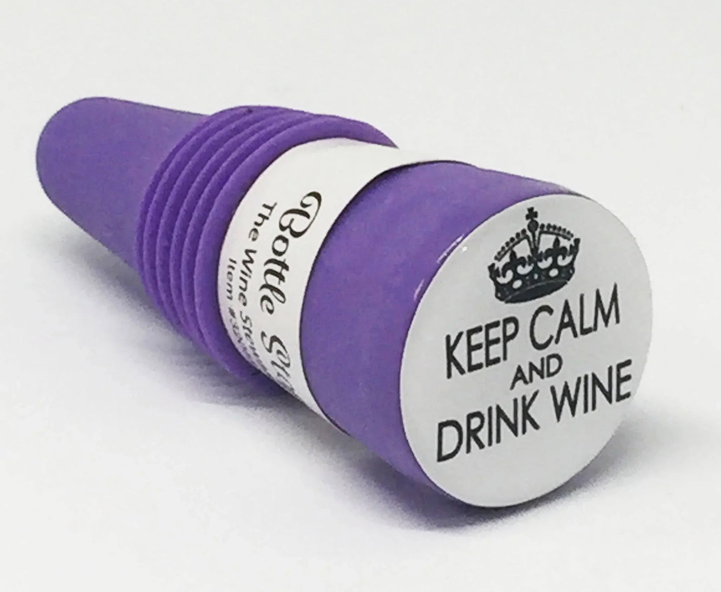 Keep Calm and Drink Wine Bottle Stopper - Southern Sassy Boutique