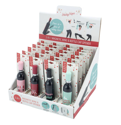 Holiday 3-in-1 Wine and Bottle Opener - Southern Sassy Boutique