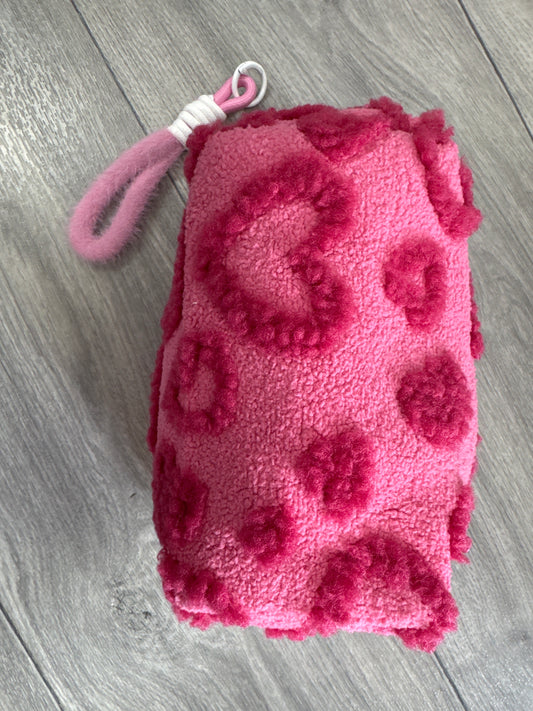 Heart Cosmetic Bag with Key Chain