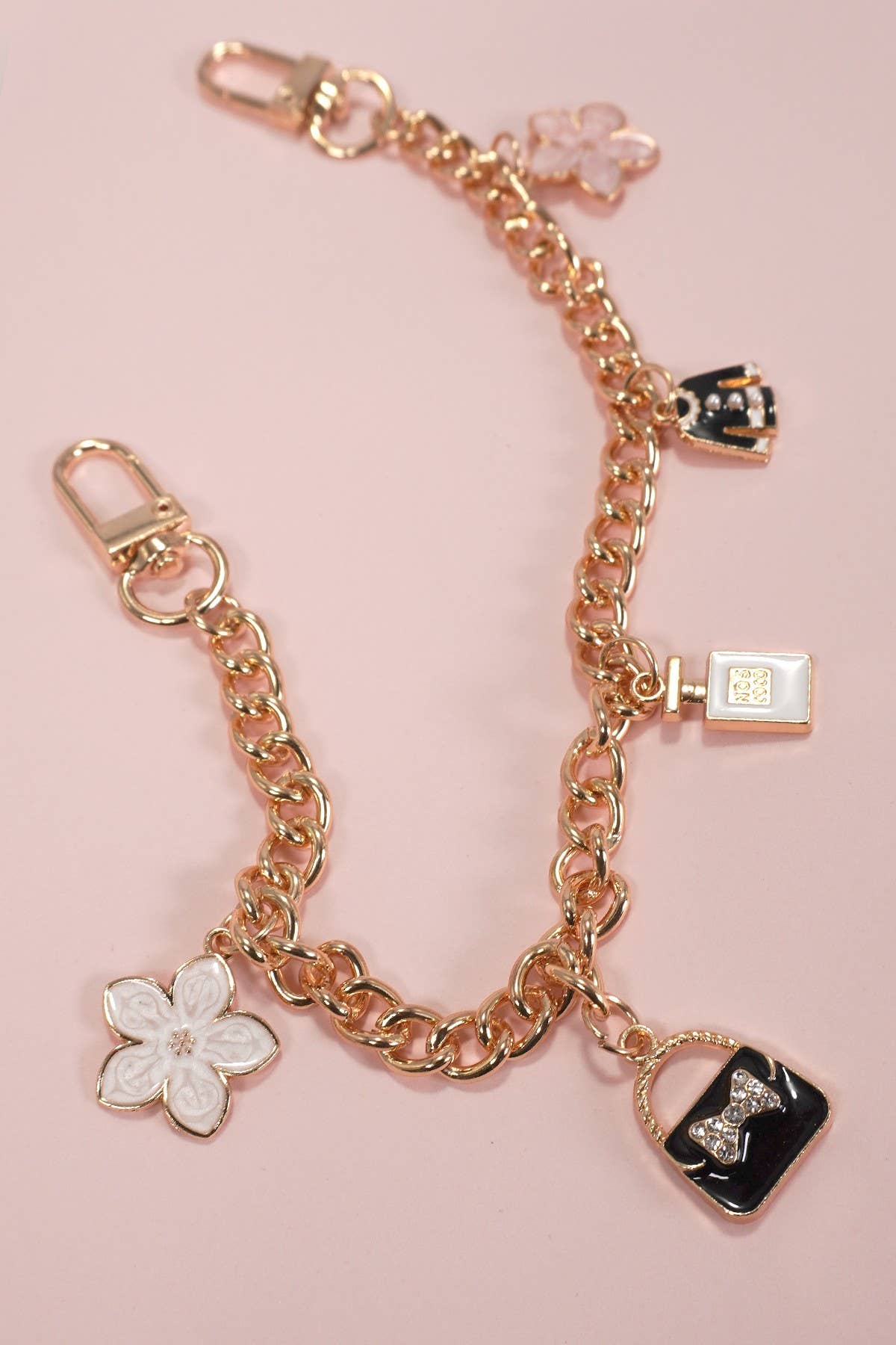 BAG CHARM-CHAIN TOP BAG FLOWER PERFUME