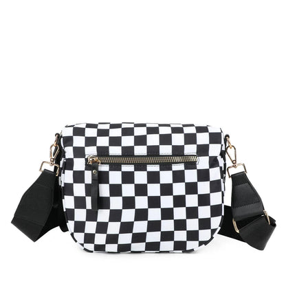 Paulina Nylon Waterproof Multi-Compartment 10" Crossbody Bag - Southern Sassy Boutique