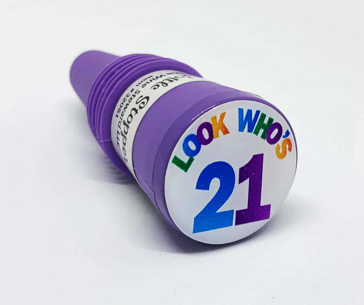 Look Who's 21 Bottle Stopper - Southern Sassy Boutique