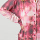 Bleach Dyed Plaid Shacket