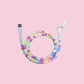 Beaded Data Cable 2 in 1 type-c to ip15