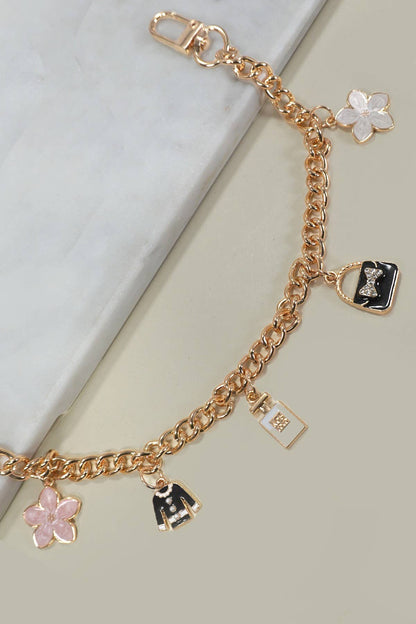 BAG CHARM-CHAIN TOP BAG FLOWER PERFUME