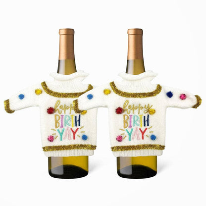 Funny Wine Bottle Sweater | Happy BirthYay - Southern Sassy Boutique