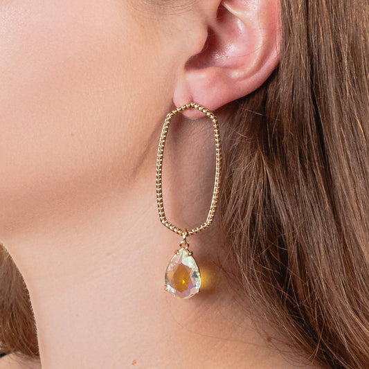 Rhinestone Drop Earrings