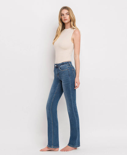 MID RISE BOOTCUT JEANS LV1064 - Southern Sassy Boutique