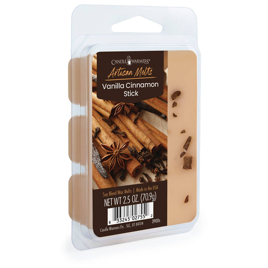 2.5 oz Artisan Wax Melt Vanilla Cinnamon Stick