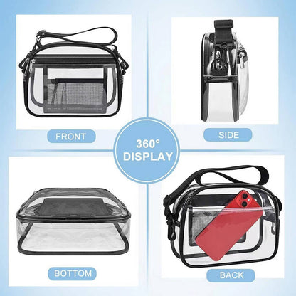 Transparent Waterproof Crossbody Bag