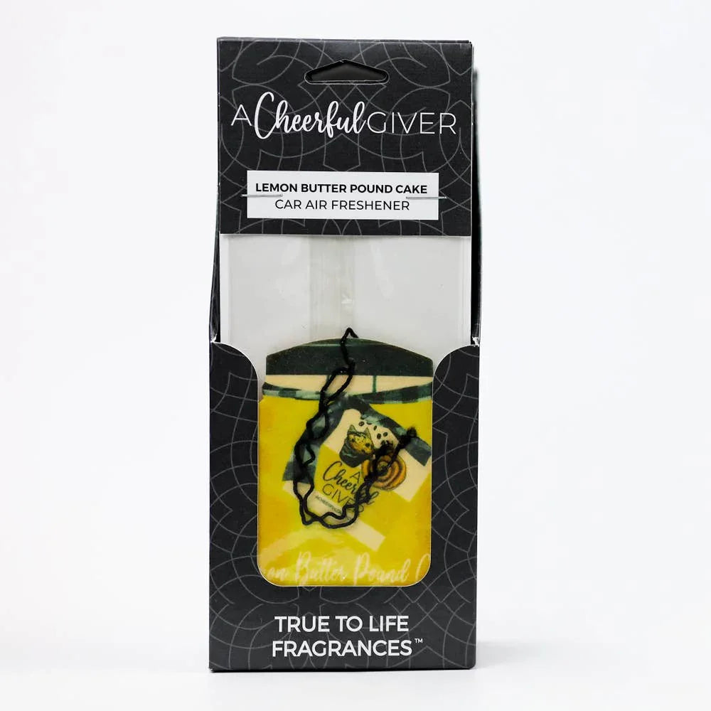 Car Air Freshener Lemon Butter Pound Cake - Southern Sassy Boutique