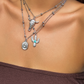 Western Pendant Adjustable Multi-Layer Necklace