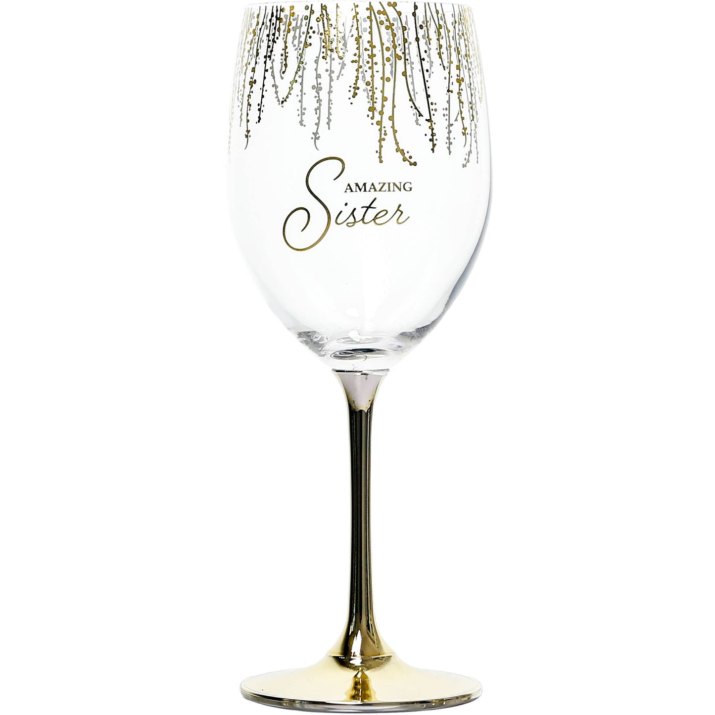 Sister - Gift Boxed 19 oz Crystal Wine Glass