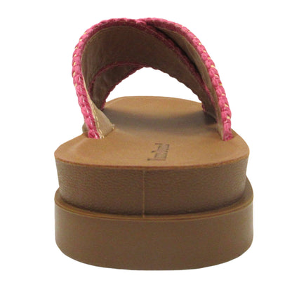 Caliso-2 Raffia Wide Band Sandal