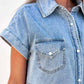 Casual Denim Shirt Dress