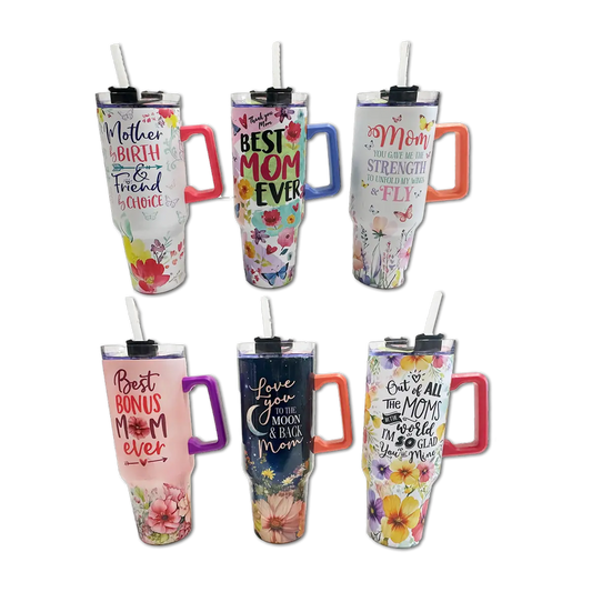 Celebrate Mom Theme 40oz Insulated Cup