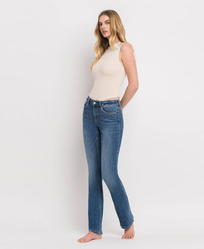 MID RISE BOOTCUT JEANS LV1064 - Southern Sassy Boutique