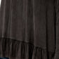 Ruffle Hem Long Sleeve Top