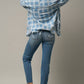High Stretch Mid Rise Ripped Girlfriend Jeans