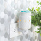 Pluggable Fragrance Warmer-Classic White Hobnail