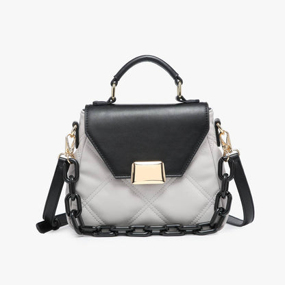 Ollie Quilted Crossbody w/ Chain Strap