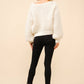 Bubble Textured Tie Front Cardigan