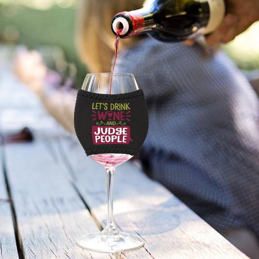 Drink & Judge Wine Glass Sleeve