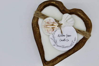 Small Heart Dough Candle - Southern Sassy Boutique