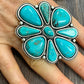 750331, Turquoise Adjustable Ring