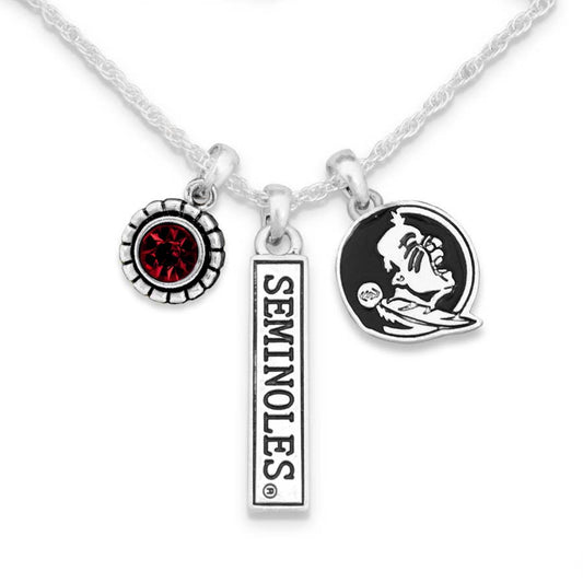 Florida State Seminoles Trifecta Necklace