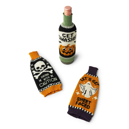 Halloween Witching Hour Wine Bottle Sweaters - Southern Sassy Boutique