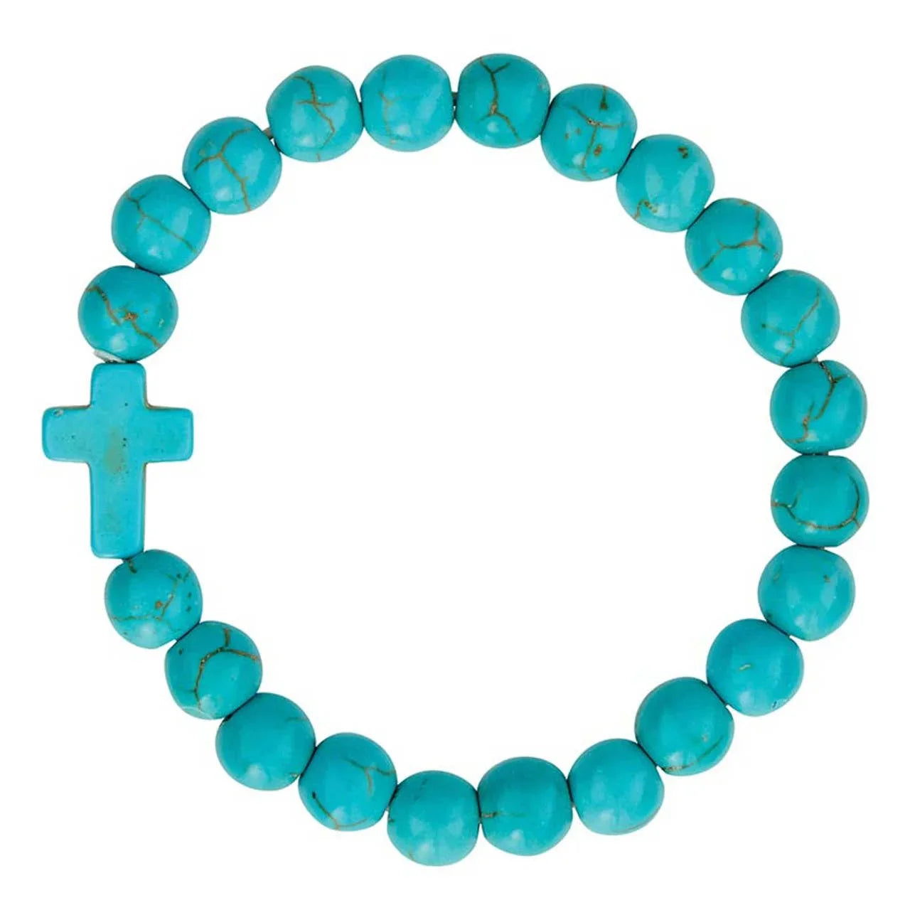 Stone Cross & Bead Bracelets - Southern Sassy Boutique