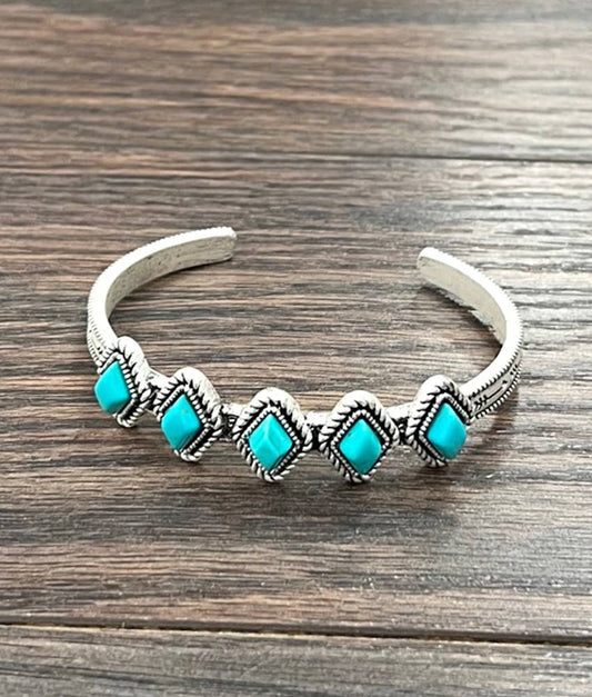 711320, Turquoise Cuff Bracelet