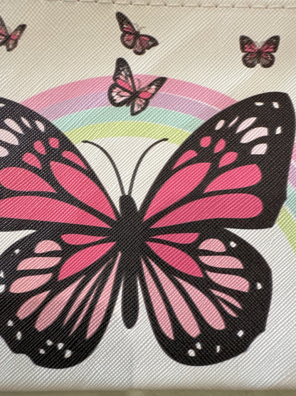 Butterfly Design Printed Cosmetic Pouch - Southern Sassy Boutique