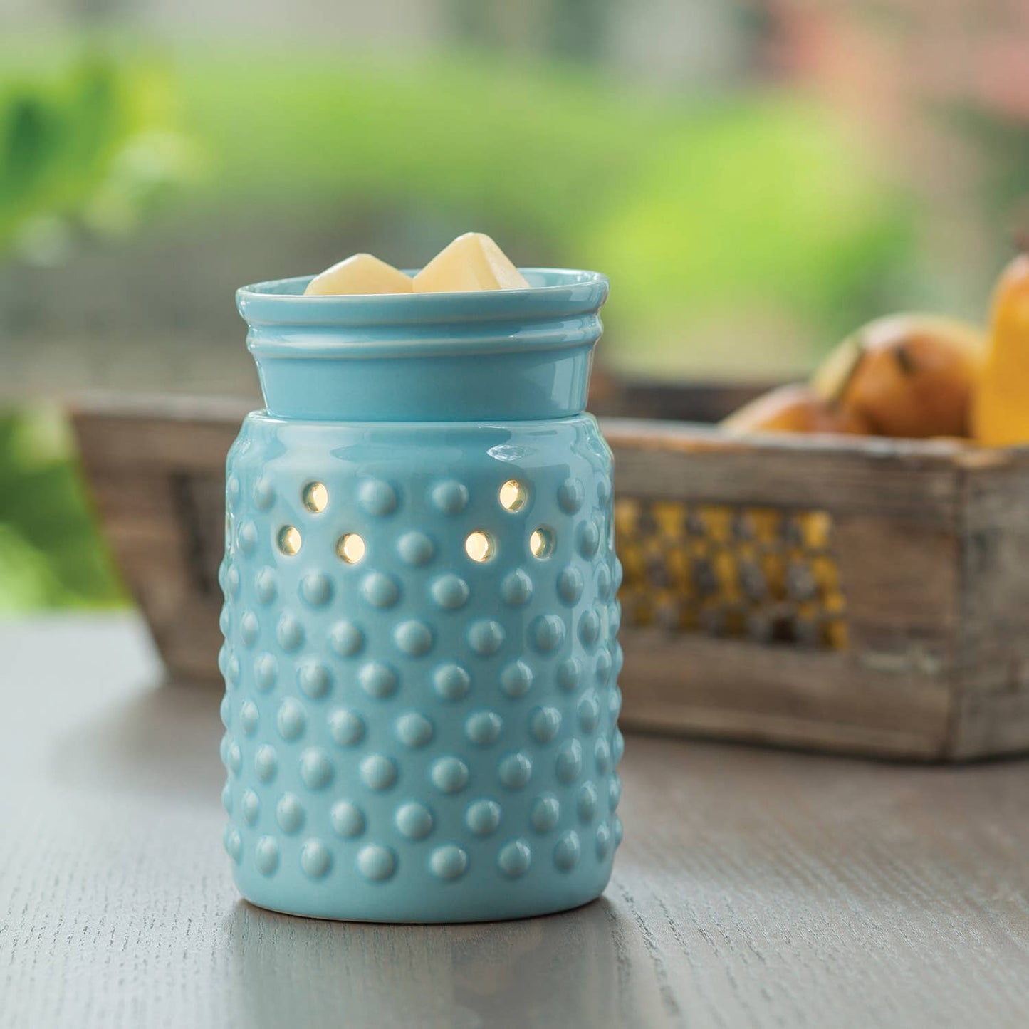 Midsize Illumination Fragrance Warmer-Hobnail